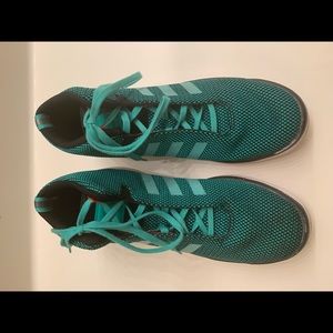 Teal adidas men’s mid length shoes
